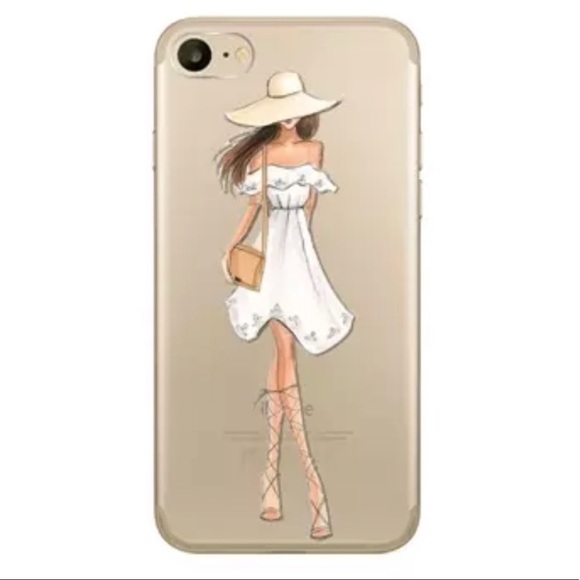 FASHION GIRL IPHONE 7 8  SOFT TPU CASE - Picture 2 of 2